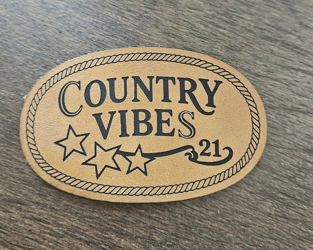 Deposit for 150 Custom Leather Patches (details in description)