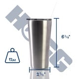 16oz Slim Stainless Steel Tumbler