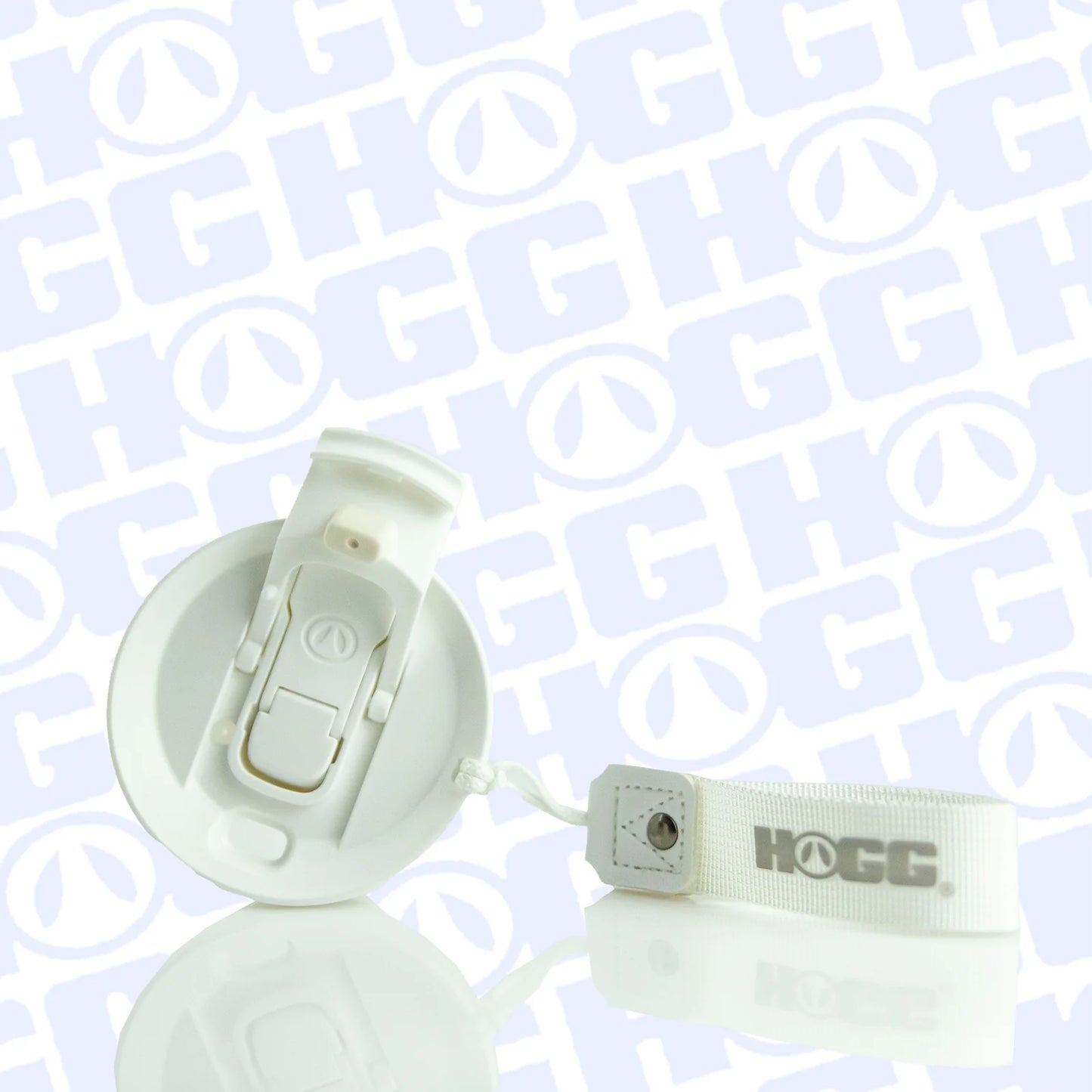 24oz Dual Flip with Strap WHITE