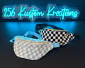 Plaid Fanny Pack with 1-7 patches