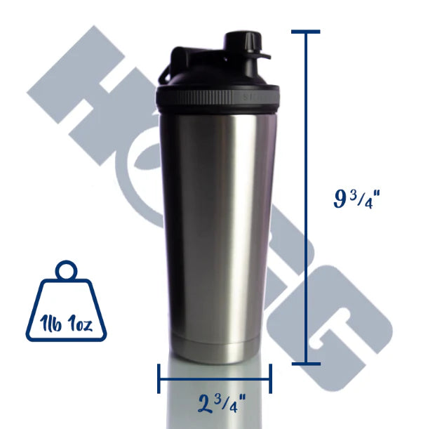 25oz Shaker Bottle (Black Lid)
